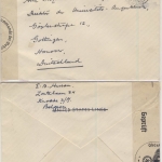 Belgien - Knokke 20.1.40, Zensurbrief nach Hannover - OKW-Zensurverschluss