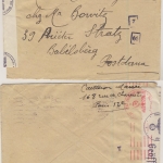 Frankreich - 2x1 Fr. Petain u.a., Zensurbrief Paris - Potsdam-Babelsberg 1941