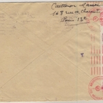 Frankreich - 2x1 Fr. Petain u.a., Zensurbrief Paris - Potsdam-Babelsberg 1941