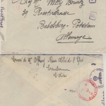 Frankreich - 2 Fr. Ceres u.a., Zensurbrief Paris - Potsdam-Babelsberg 1941