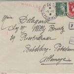 Frankreich - 2 Fr. Ceres u.a., Zensurbrief Paris - Potsdam-Babelsberg 1941