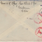 Frankreich - 2 Fr. Ceres u.a., Zensurbrief Paris - Potsdam-Babelsberg 1941
