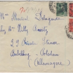 Frankreich - 2x1 Fr. Petain u.a., Zensurbrief Crecy - Potsdam-Babelsberg 1941