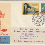 San Marino - 15+60 L. Mailänder Messe, Lupo-Drucksache über Brüssel n. Base