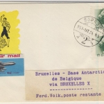 Ungarn - 2x3 Ft. Pferdehirte, Lupo-Brief Sopron - Brüssel - Base Antarctique de