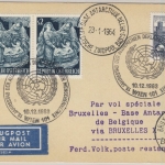 Österreich - 2x2 S. Weihnachten u.a., Lupo-Karte SST Wien - Brüssel - Base