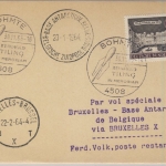 Berlin - 50 Pfg. Altberlin, Karte SST Bohmte - Brüssel - Base Antarctique