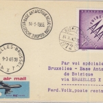 Ungarn - 1 Ft. Messe, Lupo-Karte Budapest - Brüssel - Base Antarctique de