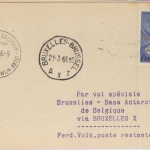 Griechenland - 2,50 Dr. Kongress Weltraumforschung, Karte Athen - Brüssel - Base