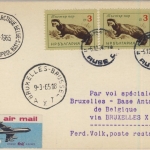 Bulgarien - 2x3 St. Iltis u.a., Lupo-Karte Ruse - Brüssel - Base Antarctique