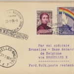 Sowjetunion - 6 Kop. Menschenrechte u.a., Lupo-Karte Moskau - Base Roi Baudouin