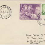 Belgien - 6 F. Tuberkulose u.a., Brief Base Antarctique de Belgique -