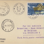 Monaco - 1 Fr. Precontinent (Unterwasserstation), Karte Monte Carlo - Base de
