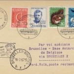 Schweiz - 10 C. Eichhörnchen u.a., Karte Automobil-Postbureau - Base de Baudouin