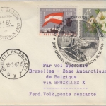 Österreich - 4 S. Gartenschau u.a., Brief SST Gmünd - Base Roi Baudouin 1966