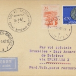 Jugoslawien - 0,50 Din. Münzen u.a., Lupo-Karte Zagreb - Base Roi Baudouin 1966