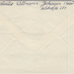 Saarland - 15 Fr. Schachtanlage, Brief Haustadt ü. Merzig - Eichenberg 1955
