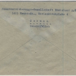 All.Bes. - Gebühr bezahlt, viol. Ra2 a. Brief Neuss 1 - Hannover 1946