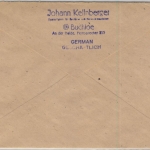 All.Bes. - Gebühr bezahlt, roter Ra1, Brief Buchloe - Hannover 1946