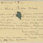 DR - Seitsch (Schlesien) 1896 KOS Ankunftsstpl. schwed. 10 Ö. GA-Karte v. Odense