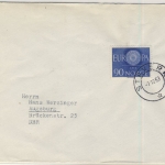 Norwegen - 90 Ö. Europa 1960, Brief Stavern - Augsburg 1963