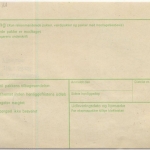 Dänemark/Färöer - 2x500+800 Ö. Freimarken/Postwesen, Wertpaketkarte(?) Torshavn