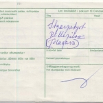 Dänemark/Färöer - 4x300+2x50 Ö. Freimarken, Wertpaketkarte(?) Tvöroyri -