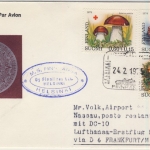 Finnland - Rotes Kreuz 1974/Pilze, Lupo-Brief/Zuleitungspost n. BAHAMAS 1975