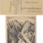 DR - (12b) Innsbruck Postleitgebietszahl Karte n. Pfronten 10.3.45