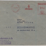 Berlin - 16 Pfg. AFS "Siemens", Ortsbrief Berlin-Siemensstadt 4.6.48
