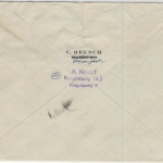 SBZ/Sachsen - 2x12 Pfg. Bodenreform Zigarettenpapier, Bogenecke a. Brief 1946