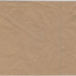 SBZ - 30+12 Pfg. Einschreibebrief Jüterbog - Regensburg 1945, Aushilfs-R-Zettel