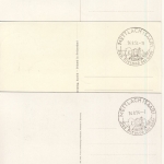Saaland - Marianisches Jahr 1954, Satz a. 3 Maximumkarten + EST Mettlach 14.8.54