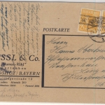Bizone - 2x25 Pfg. Arbeiter/Band, Karte n. ÖSTERREICH, Landshut - Linz 1948