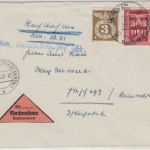 DR - 54 Pfg. 10 J. Machtergreifung u.a., Nachnahmebrief SST München - Hirschegg