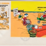 Antigua & Barbuda - 5 $ Blockausgabe Disney/Weihnachten/Strandleben 1984,