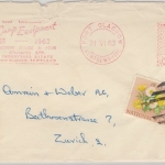 Großbritannien - 3 P. meter mark "The Camp Equipment" u.a., Brief Glasgow -