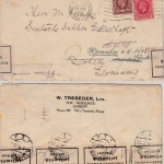 Großbritannien - 1+1 1/2 P. George Brief Cardiff - Berlin 1936 Devisenzensur
