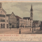 Bayern - Eggenfelden I Mrkt. 16 SEP., Aushilfsstempel/L2 a. Karte v. Neumarkt