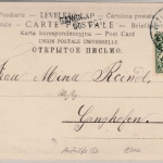 Bayern - Gangkofen 30. OCT. Aushilfsstempel/L2 a. Karte v. Plattling 1902