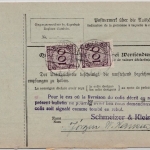 DR - 3x100 Pfg. Korbdeckel, Paketkarte n. NORWEGEN, Oberstein 1926 n. Oslo