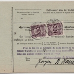 DR - Paketkarte n. NORWEGEN, 3x100 Pfg. Korbdeckel, Oberstein - Oslo 1926