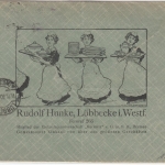 DR - Mischfrankatur Freimarken/Dienst, Nachnhamebrief Bielefeld - Lübbecke 1930