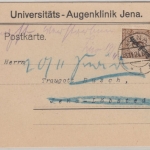 DR - 3 Pfg. Korbdeckel/Dienst, Drucksachenkarte Ortskarte Jena 1924 - Retour !