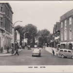 Großbritannien - Sutton, Cheam Road, sw-Fotokarte gelaufen 1967