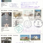 Zypern - 39 Luftpostbelege (Karten/Briefe/Zuleitungen/Erstflüge) ex 1975/1992