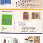 Zypern - 39 Luftpostbelege (Karten/Briefe/Zuleitungen/Erstflüge) ex 1975/1992