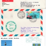 Zypern - 39 Luftpostbelege (Karten/Briefe/Zuleitungen/Erstflüge) ex 1975/1992