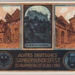 Bayern - Sängerbundesfest Nürnberg 1912, 5 Pfg. Privat-GA-Karte n. Greifenheim