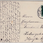 Bayern - Bahnpost Triptis Marxgrün Zug 1164 Reichspost-Ovalstpl. AK 1913